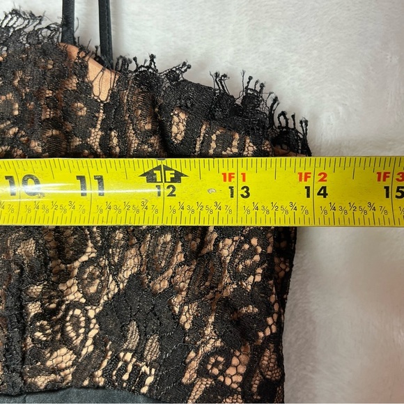 Laundry Shelli Segal Size 2 Cocktail Dress Lace Overlay Midi Cocktail Party NWT - Picture 14 of 14